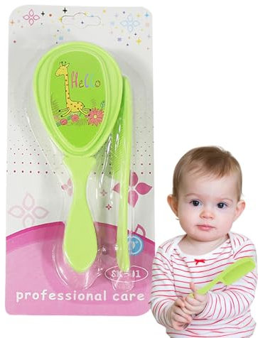 Baby-Kamm- und Bürsten-Set, Wiegenkappe, Baby-Haarbürste, Fellpflege, Massage-Dusche, Kopfhautpflege, Sicherheit, Kinderprodukte für und Mädchen