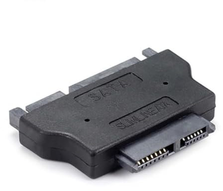 ROBAUN Compatible con adaptador SATA Serial ATA 7+15 de 22 pines macho a adaptador Slim 7+6 de 13 pines hembra