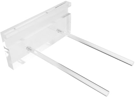 WEKADRIN Supporto in Acrilico Trasparente per Libri e Menu Portacookbook da Espositore Versatile per Foto CD e Facile da