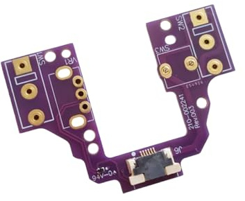ULIJTH Carte de circuit imprimé de jeu - Anti-poussière - Pour micro-commutateurs super légers - Personnalisation - Jeu remplaçable à chaud