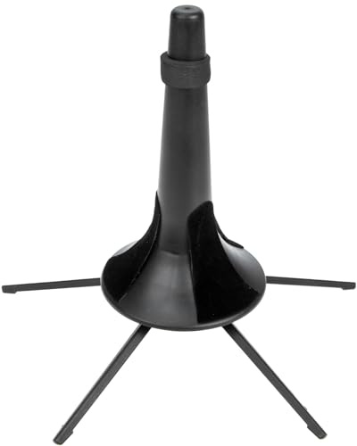 ABOOFAN Supporto Trasportare Gambe Metallo Base per in a Cinque Nero Tromba e Pieghevole Design Facile da Uso Interno ed Esterno