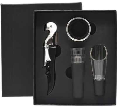 Cavatappi per vino, cavatappi da cucina, apribottiglie per vino, manuale professionale, in acciaio inox, per celebrazioni, cucina, casa, vacanze, ristorante, feste, bar, intrattenimento