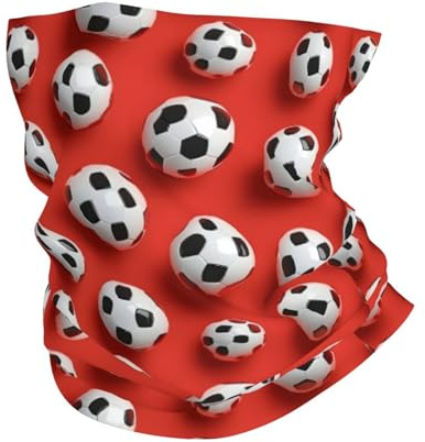 Röhrenschal Moderner Fußball Schlauchschal Sturmhaube Funktionstücher Winddichter Halswärmer Für Yoga Klettern Lauf 25X50 cm