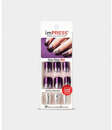 KISS imPRESS Nails Press-On Manicure Nails (BIPA040W02-Harlem Shake)