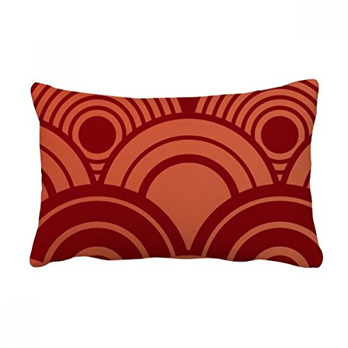 DIYthinker Ondulado Agua China de Estilo japonés Asia Banda Almohada Lumbar Inserte la Cubierta del Amortiguador Inicio Sofá Regalo de la decoración