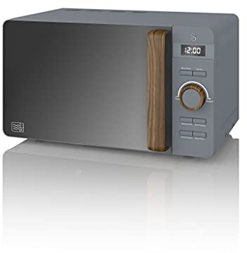 Swan SM22036GRYN micro-onde Comptoir Micro-ondes uniquement 20 L 800 W Gris