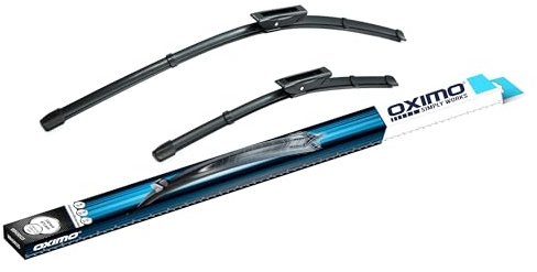 OXIMO Scheibenwischer Set Auto - Wischerblätter Set - Autoscheibenwischer Vorne - Auto Zubehör - kompatibel mit Dacia Duster (HM), Dacia Logan (II), Dacia Logan MCV (II)
