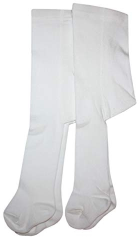 Weri Spezials Collants pour bébé prématuré et bébé en coton pour filles et garçons. Longueur et pied spécialement conçus pour les bébés prématurés. - Blanc - 1 mois