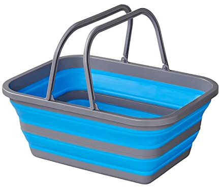 APT Cuenco plegable de 16 litros, cuenco plegable de silicona