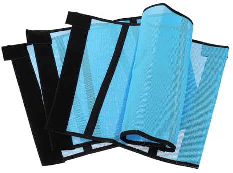 Gogogmee 4stücke Pferde Fliegen Gamaschen Mesh Beinschutz Atmungsaktiv Pferdebein Netz Zubehör