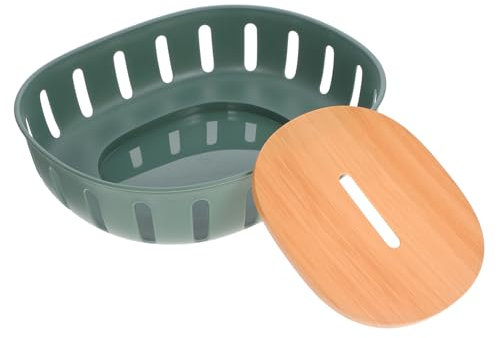 Amosfun Scolapasta in Pervare Le Verdure per Scolare Gli Alimenti Cesto per Frutta Design Vintage Cestini per Conservazione degli Alimenti Cesto da Cucina Elegante Adatto