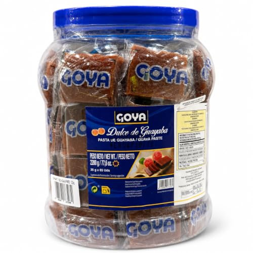 Goya Bombonera Dulce de Guayaba Pastaa de Guayaba 2200g 35gx65 Uds