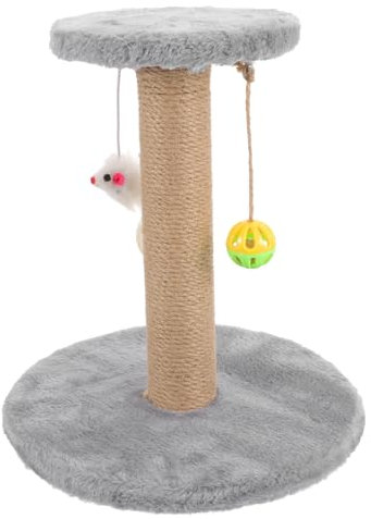 COLLBATH Cat Scratching Post Aus Sisal Für Katzen Stabiles Kratzmöbel Mit Holzrahmen Und Hängendem Ball Für Katzenliebhaber Zur Möbel Und Kratzschutz Im Innenbereich