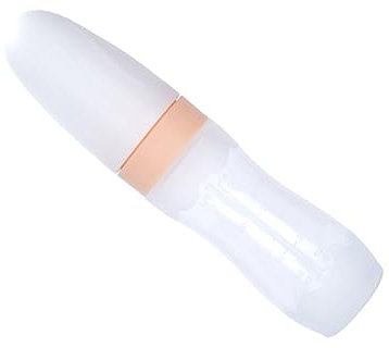 IWOWHERO Feeder Baby Squeeze Flasche Löffel Silikon Reis Getreide Feeder mit Löffel für Babynahrung Fütterung