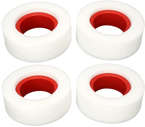 4st RC Tire Foam 2,2 tums dubbla steg mjuk svamp RC -bil crawler däckskum för 1/10 1/8 RC Crawler (Röd)