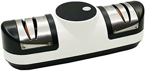 BOOZXCV Knife Sharpener,Kitchen Electric Knife Sharpener USB Rechargeable Double Sharpener for Scissor Kitchen Professional Sharpening Tool