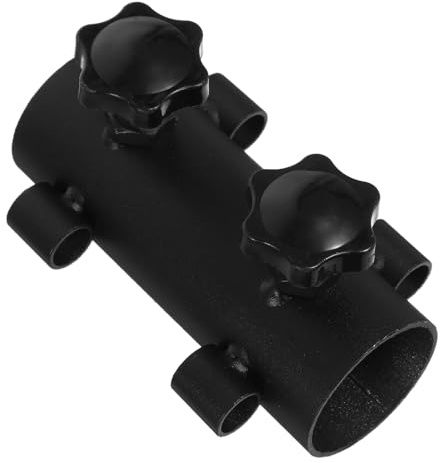 Gadpiparty 2 Stück Teilig Verstellbare Zeltstangenhalter Winddicht Robuste Outdoor Sonnenschirmhalter Basis für Camping Angeln Wandern mit Stabiler Befestigung in Schwarz