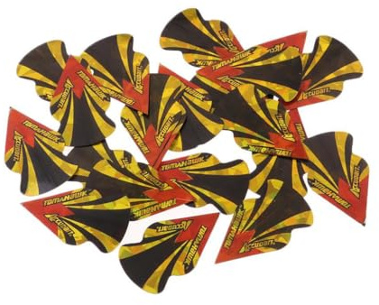 kesurpae Pear Standard Flights Replacement Accessories Set Better Stability Various Patterns Soft Tip Darts Increased Rigidity Darts Equipment Pear Standard Flights Replacement, Type J