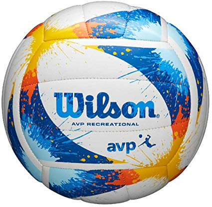 Wilson Volleyball AVP SPLATTER, Synthetik, Offizielle Größe, gelb, WTH30120XB
