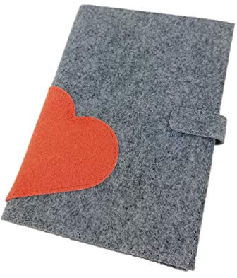 Case protective cover felt bag for the German maternity log maternity passport cover (orange, German version).