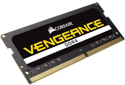 Corsair VENGEANCE Performance Kit de mémoire 8 Go (1 x 8 Go) DDR4 3200 CL22 Mémoire SODIMM sans tampon pour processeurs Intel Core de 11e génération, Noir