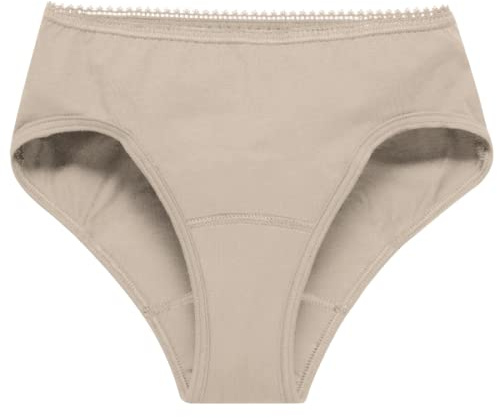 von Ocker und Rot | Periodenslip Tag beige (Bio-Baumwolle) (S)