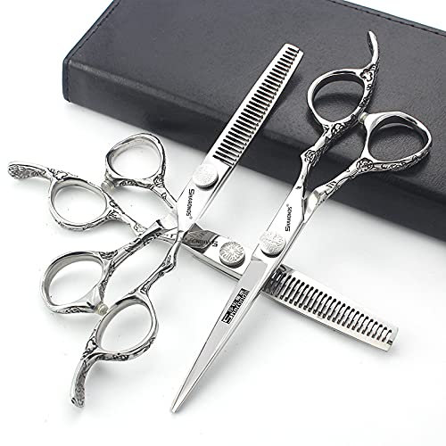 6/7/8-Zoll professionelle Haarschneidemaschine Set, Edelstahl scharfe Haarschneidemaschine, Friseur spezifische Schere (6-Zoll-3Stück)