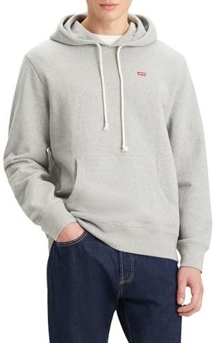 Levi'S Sudadera con Capucha The Original Hm para Hombre, Mid Tono Grey Heathe, S