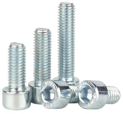 1–50 Stück M3/M4/M5/M6/M8/M10/M12/M14/M16/M20 Maschinenschrauben mit Innensechskant und Becherkopf aus verzinktem Kohlenstoffstahl