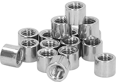 50-teiliges M8-Innengewinde-Überwurfmutter-Set, 304-Edelstahl-Überwurfmutter