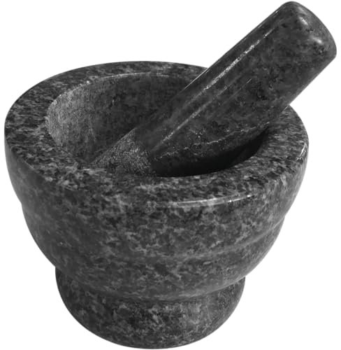 GAULT&MILLAU - Mortier et Pilon - Libère les arômes - Outil robuste pour épices et herbes - Lot de 1