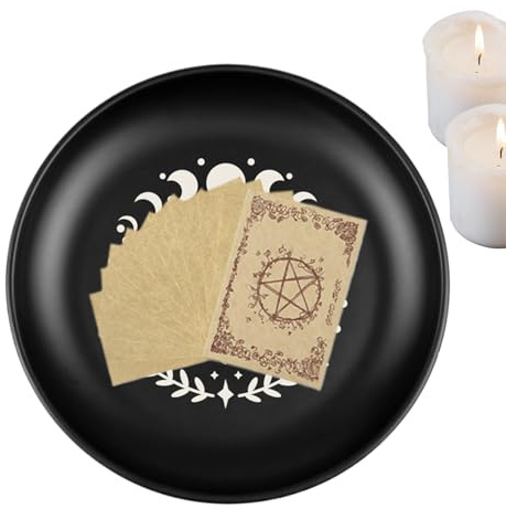 Cuenco para altar, cuenco para ofrecer velas, soporte religioso vintage, ideal para meditación, quema de incienso y rituales de oración