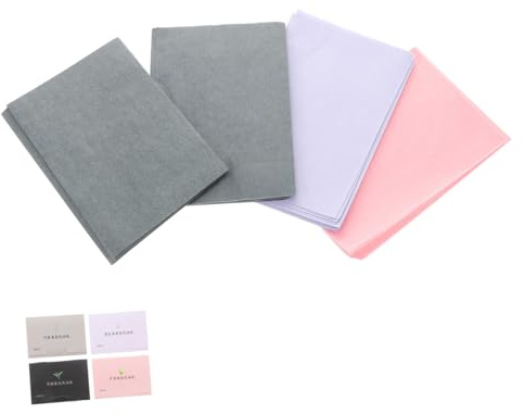 OATIPHO 4er Packung Ölabsorbierende Gesichtsblotting Papiere Hautfreundlich Tragbar Leicht mit Teebaum Lavendel Bambuskohle Ölabsorbierend für Fettige Haut Make Up Geeignet Praktische für