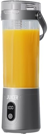 Amesor Exprimidores Eléctricos, Exprimidor Eléctrico Para Frutas y Verduras, Licuadora Portátil con Pantalla Digital Gran Capacidad Electrodomésticos Cocina para Naranja Cítricos Limón Viaje Picnic