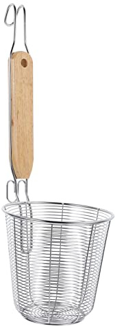 Ipetboom Stainless Steel Pasta Strainer Basket Fine Mesh Kitchen Colander for Draining and Vegetables Small Food Sieve for Draining