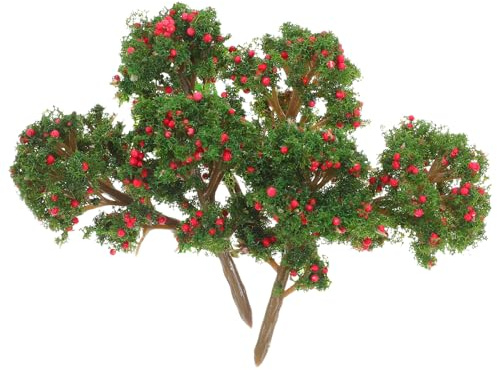 ULDIGI 6 pièces Arbres Fruitier Simulés pour Micro Paysage DIY Décor Jardin Maquette Pommiers Artificiels Réalistes Moss pour Aménagement Paysager Table