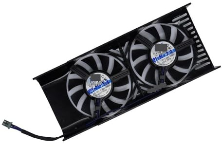 ZHAOWOZ Ventole per schede Video, dissipatore GPU, 4800 RPM XY-D05510S per MSI per GTX 1650 Low Profile, 4000 per 1050Ti 1050 LP(MSI 1050 Fan)