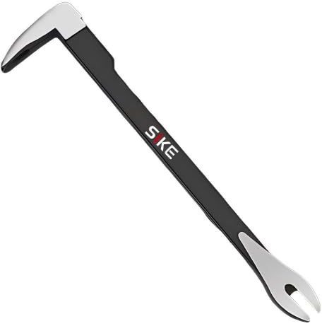 Pinpulux Pro Claw Nail Puller 10-Inch, Professional Puller Carbon Steel Pry Bar for Headless Nail Removal Thin Claw for Tight Spaces Maximum Leverage Demolition Tool for Woodworking and Demolition