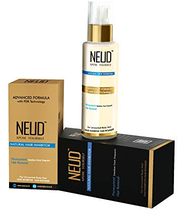 NEUD Naturhaarinhibitor zur dauerhaften Reduktion von unerwünschtem Körper & Gesichtshaar bei Damen & Herren, 1er Pack (1 x 1 Stück)