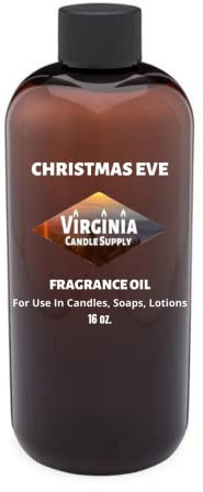 Christmas Eve Fragrance Oil (16 oz Bottle) for Candle Making, Soap Making, Tart Making, Room Sprays, Lotions, Car Fresheners, Slime, Bath Bombs, Warmers…