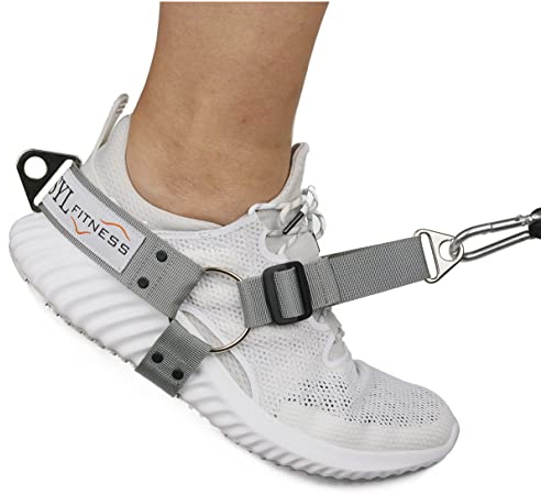 Gesäßmuskeltraining, Kickback-Gurt – Booty Building und Workout Trainer – Heim- und Fitness-Studio Beinwiderstand Booty Bands für Kabelmaschinen (Grau)