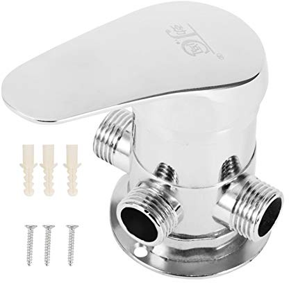 Valvola Angolare per Bagno a 3 vie G1/2in per Soffione Doccia Separatore d'acqua Deviatore Accessori per il Bagno della Valvola