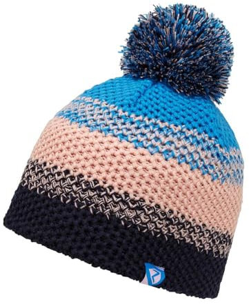 Ziener barn Ishi Junior Bommel-mössa/varm, stickad sugar rose Small