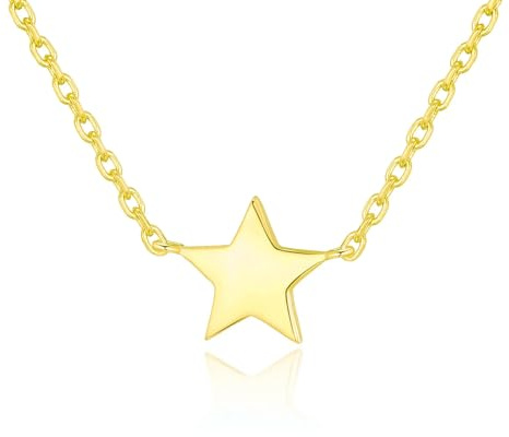 Philip Jones 18k Gold Plated Star Necklace