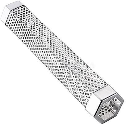 QINGGANGLING999 Barbecue Grill Panier Boîte fumée à fumée Froide en Acier Inoxydable pour Tous Grils Pellet Smoker Tube Perforé Smoke Generator Box Panier à Rôtir (Size : 31x5.8x5cm)