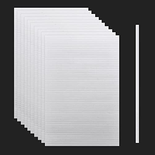 FIGFYOU 1000 Stück Schaumstoff Klebestreifen 3mm Doppelseitig 3D Klebeband für Karten, Büro, Sammelalbum