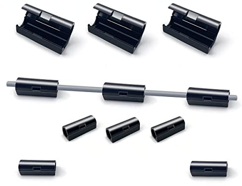 40 Pcs Black Cable Clips Self Adhesive, Cable Organisers Clip，Wire Clips Round Cable Management Holder for Cable Tidy Clips Desk Office and Home (A Small)