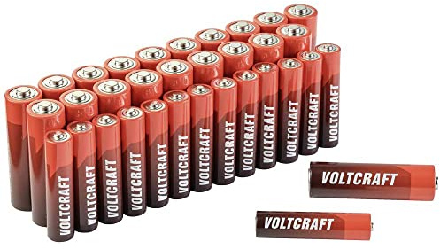 VOLTCRAFT Batterie-Set Mignon, Micro 34 St. inkl. Box