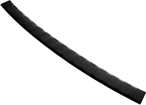 Aroba AR1113-PB Edelstahl Schwarz Pulverbeschichtet Ladekantenschutz kompatibel mit Volkswagen Golf VII 7 Variant Kombi BJ. 9.2013-12.2016 passgenau Abkantung Farbe Schwarz