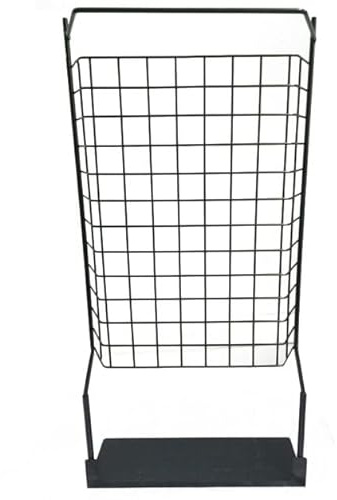 BRICOQUI Griglia salva ustioni con piedistallo per stufe a pellet e legna antiscottatura modello con piedistallo 37x83 cm